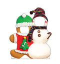 Gingerbread & Snowman Lifesize Cutout