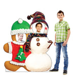 Gingerbread & Snowman Lifesize Cutout