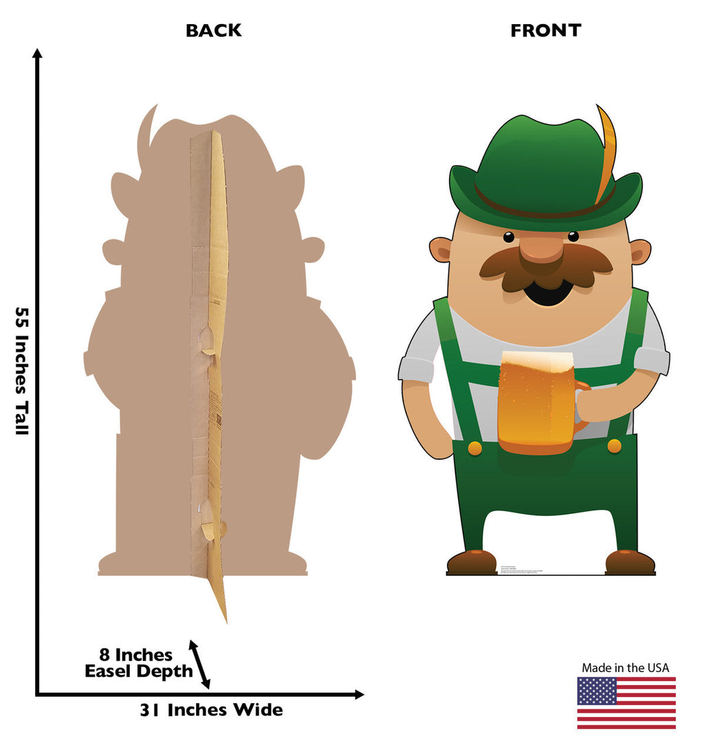 Irish Man Drinking Life-Size Cutout
