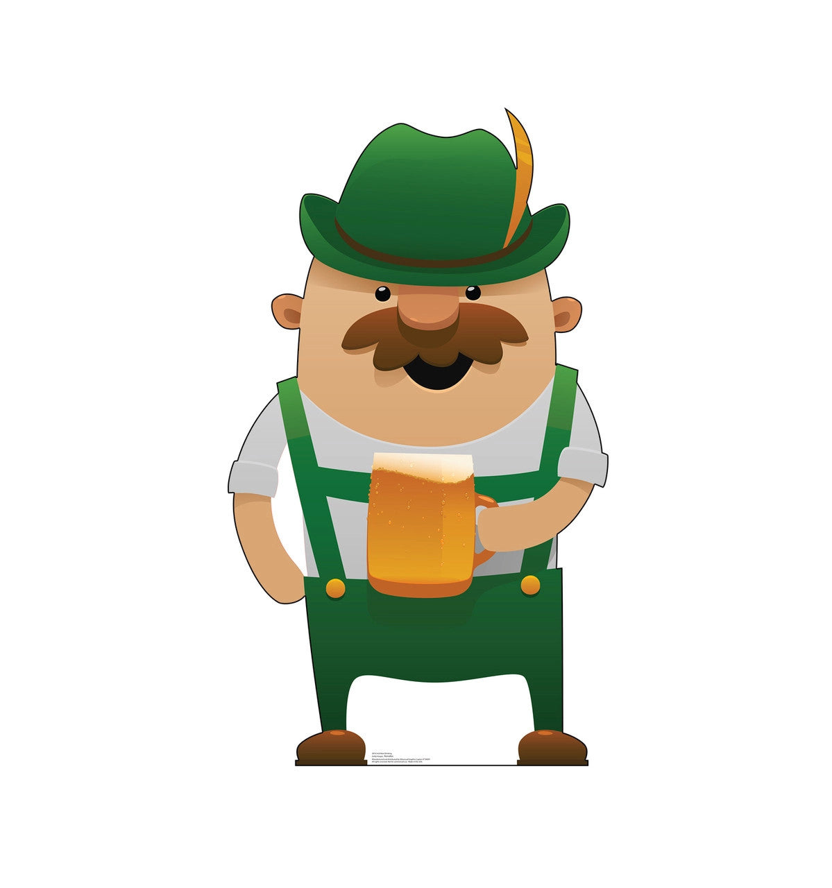 Irish Man Drinking Life-Size Cutout