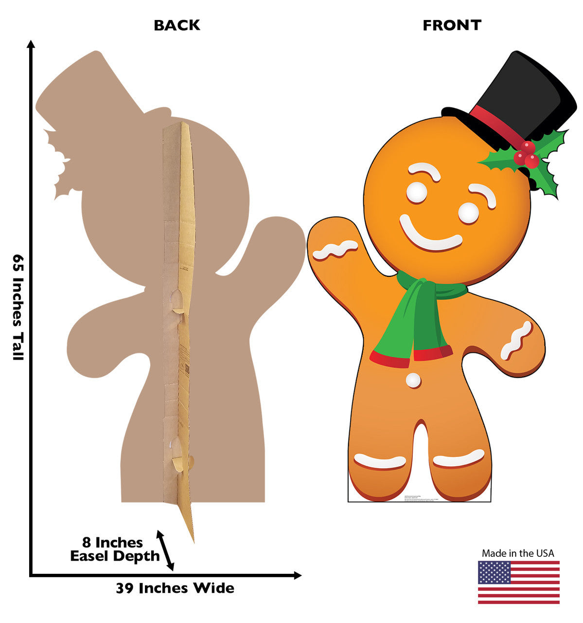 Delightful Gingerbread Man Cutout