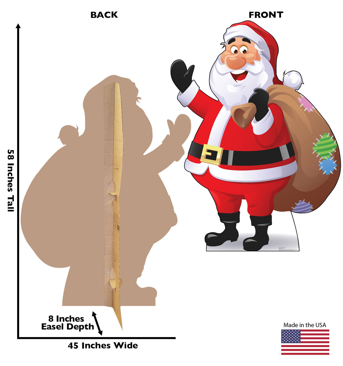 Whimsical Santa Claus Lifesize Cutout
