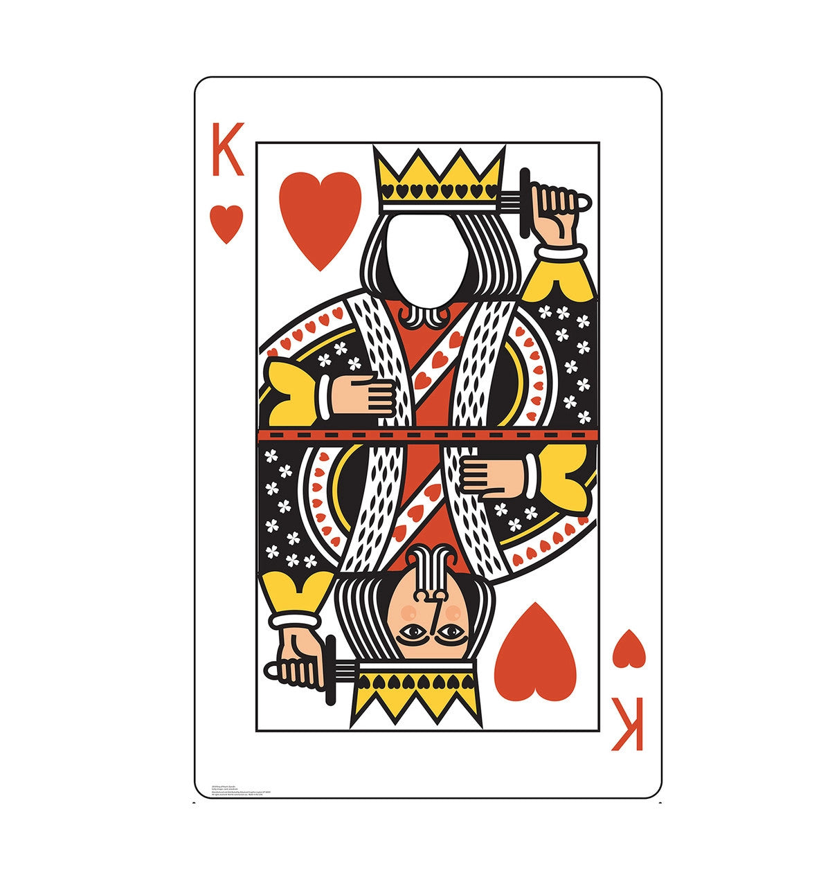 King of Hearts Stand-in Cardboard Standup