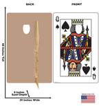 Queen of Spades Life-Size Standup