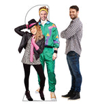 Retro 80's Couple Standup Cutout