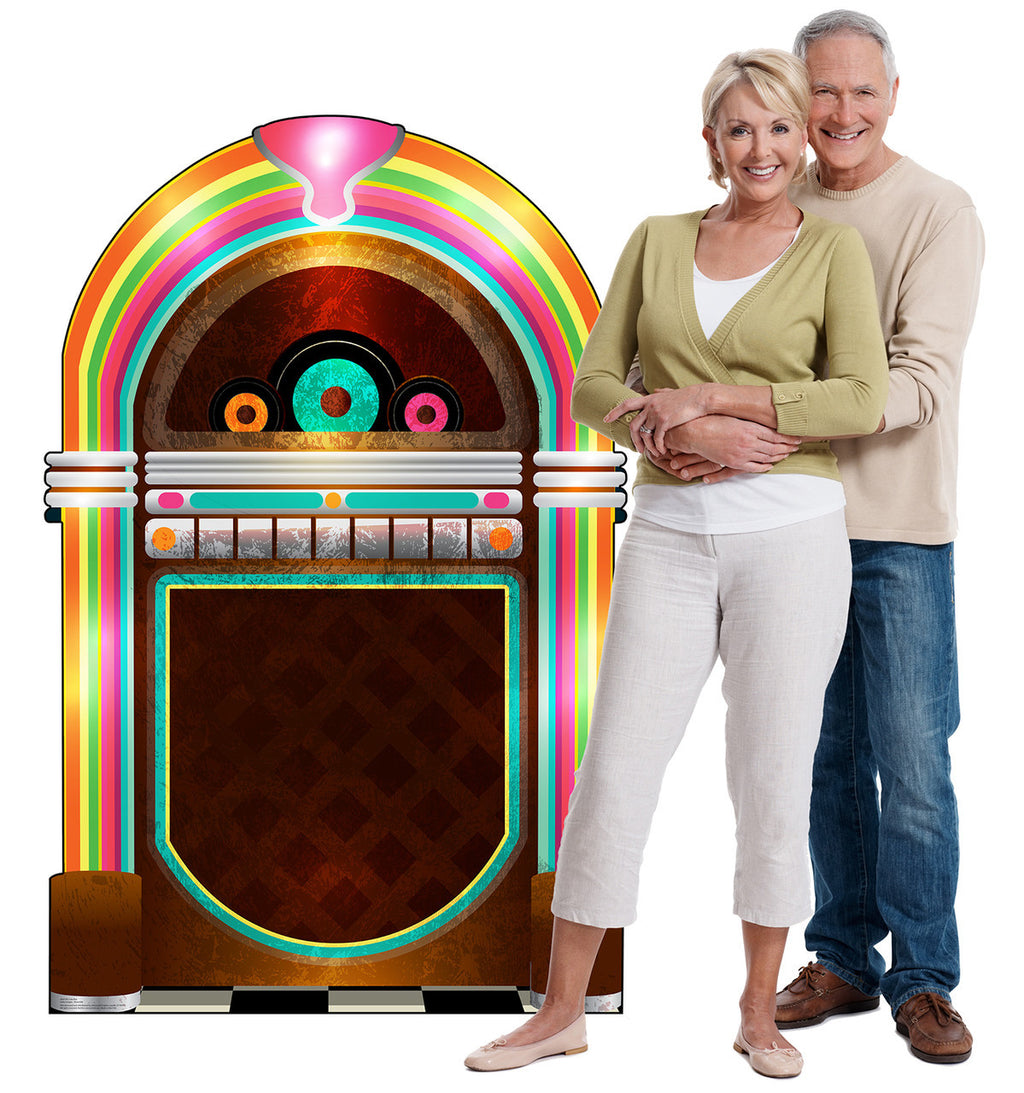Retro Juke Box Cardboard Cutout