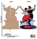Retro 50's Dance Duo Cutout