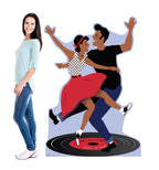 Retro 50's Dance Duo Cutout