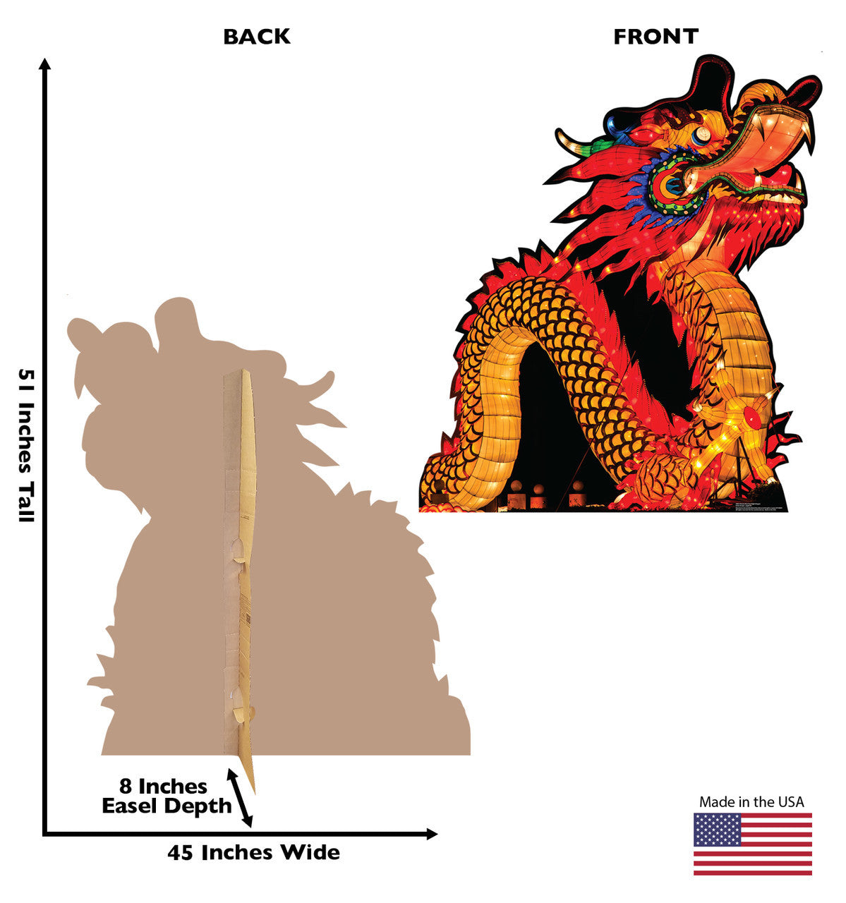 Celebrate the Lunar New Year with Our Night Dragon Cutout!