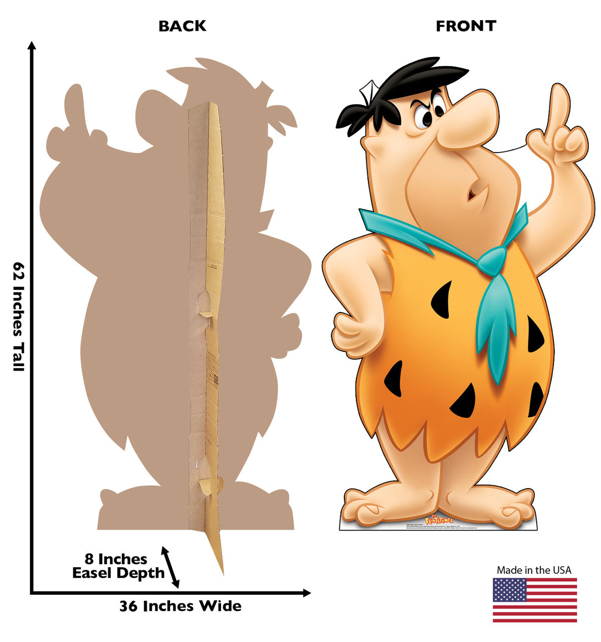 Fred Flintstone Standup Cutout - Perfect for Parties!