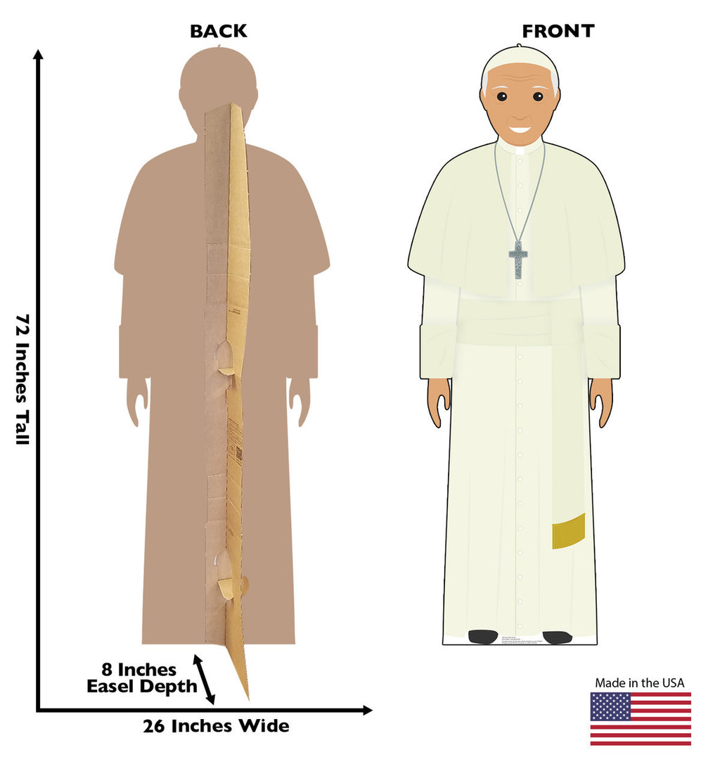 Pope in Style Cardboard Cutout