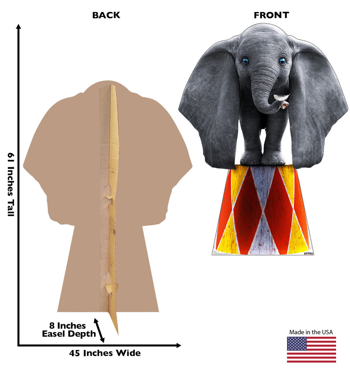 Dumbo Life-Size Cardboard Standee