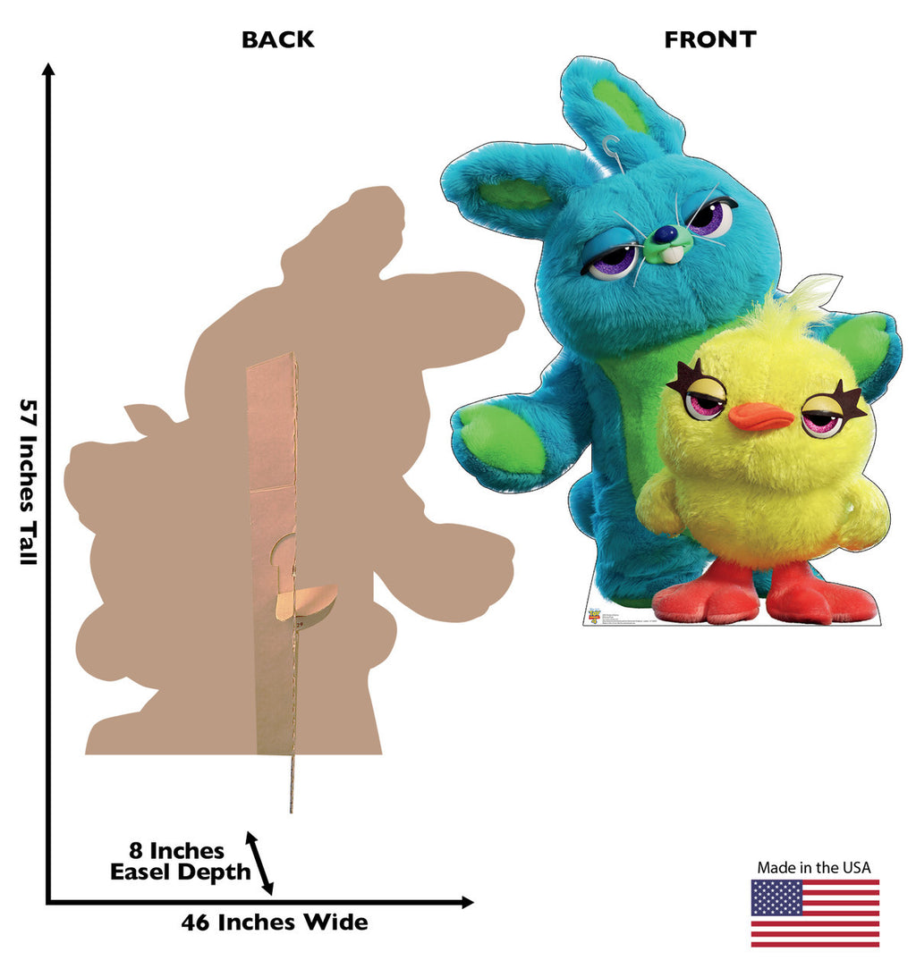 Ducky and Bunny Life-Size Cutout
