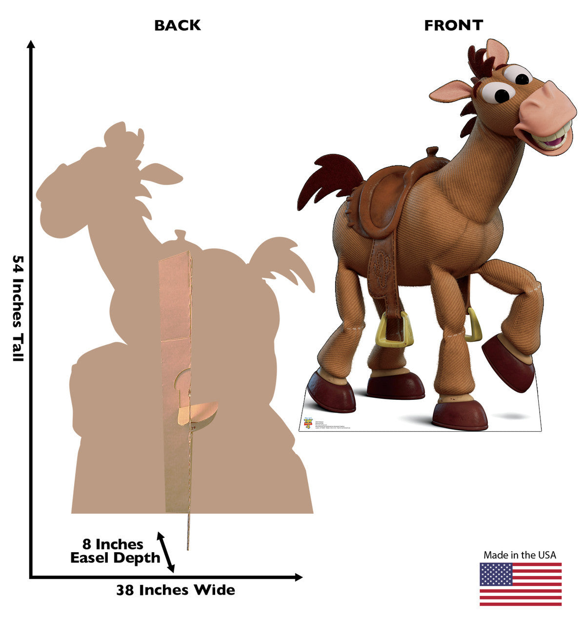 Bullseye Cutout from Toy Story 4