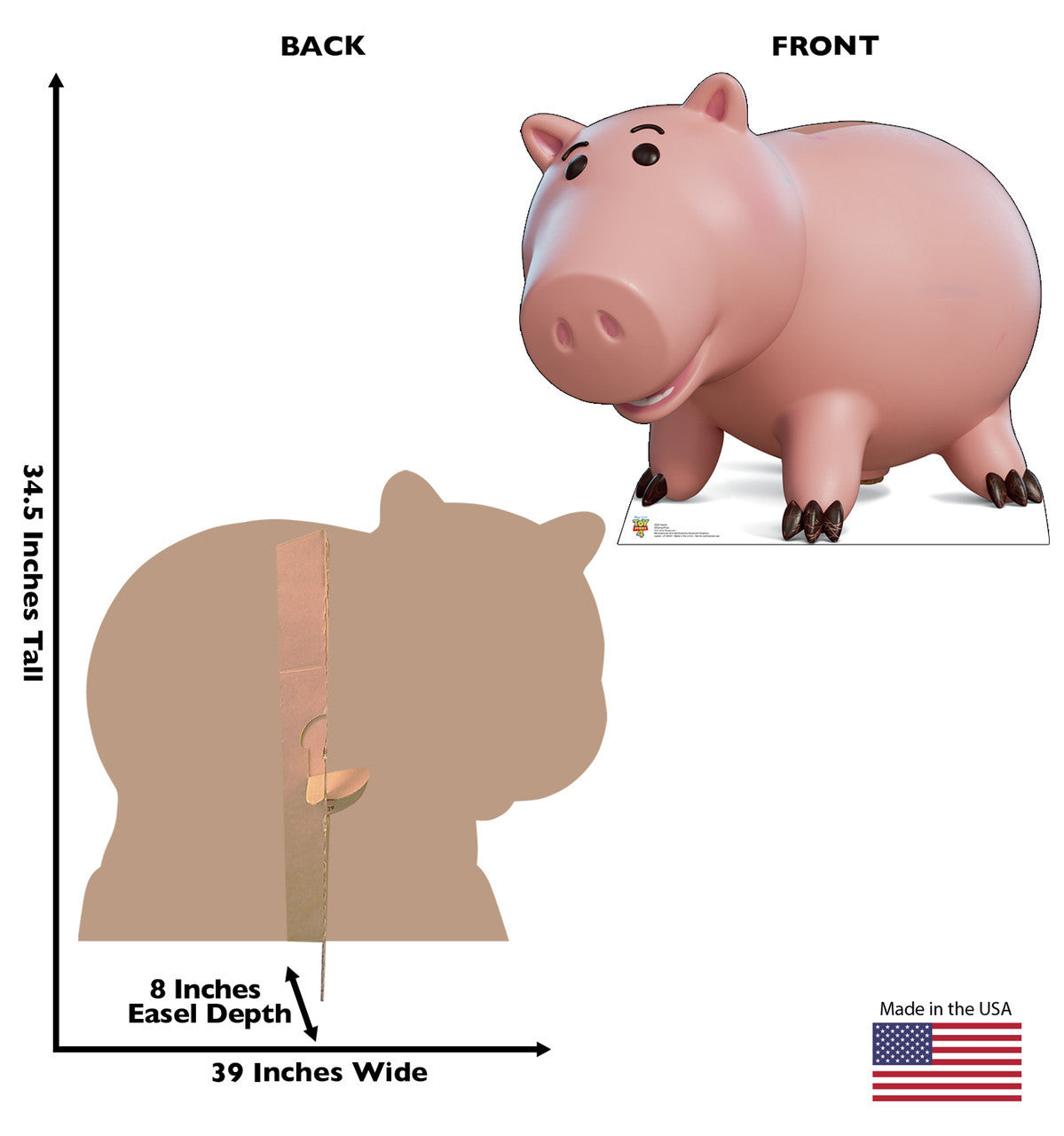 Hamm Cardboard Character Standee