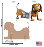 Adorable Slinky Dog Cardboard Cutout