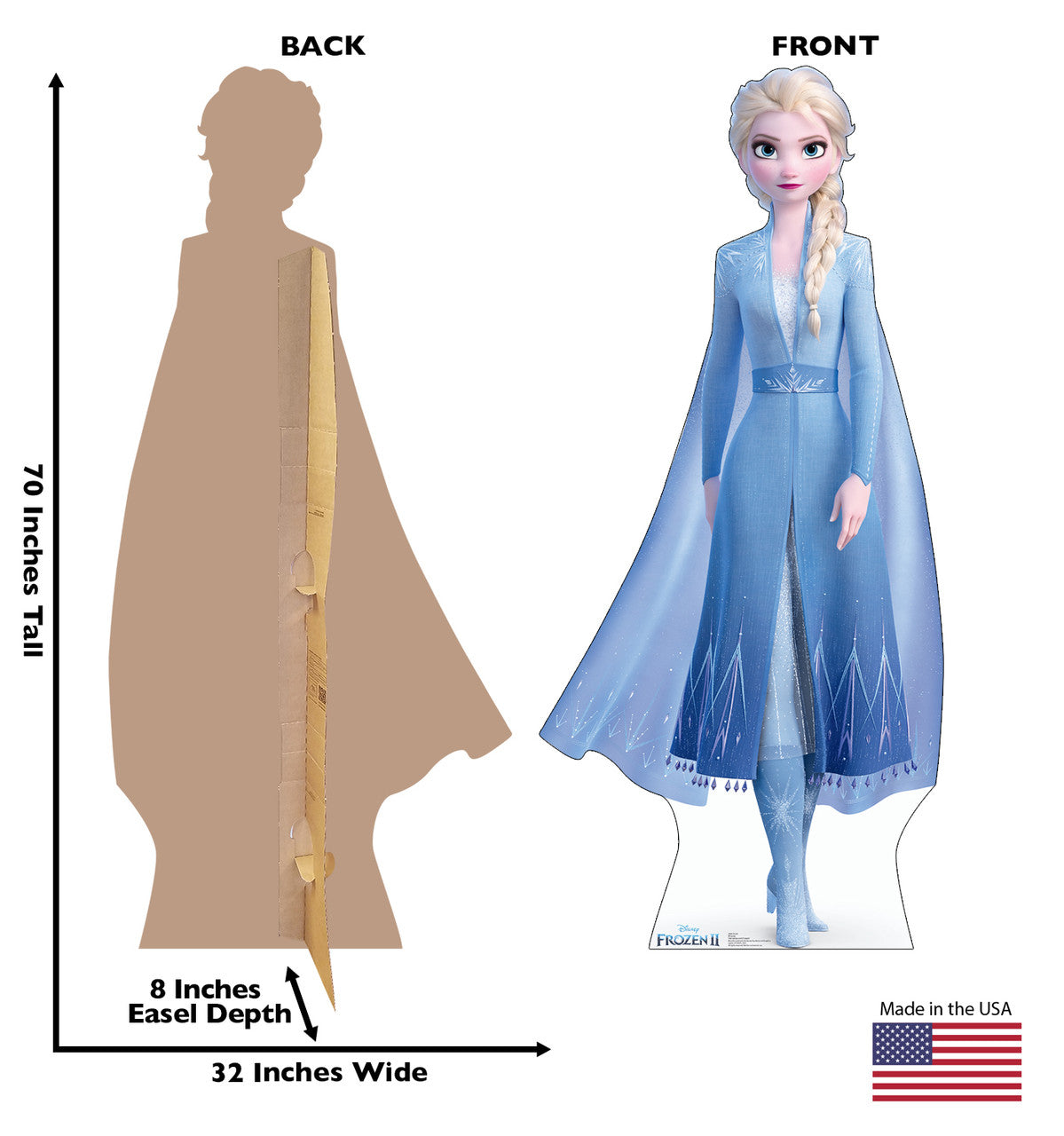 Elsa Cardboard Cutout