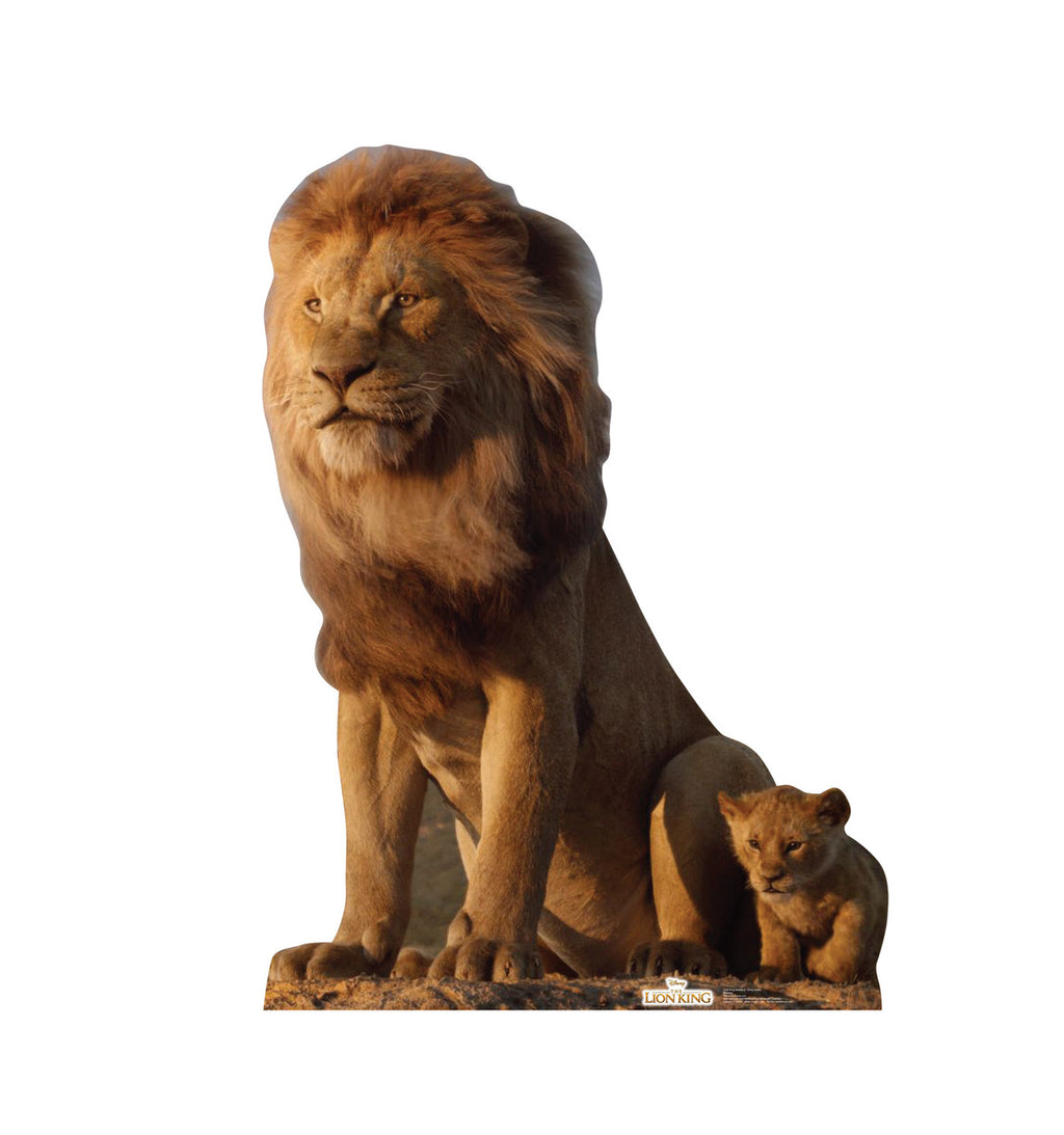 Majestic Mufasa & Playful Simba Cutout