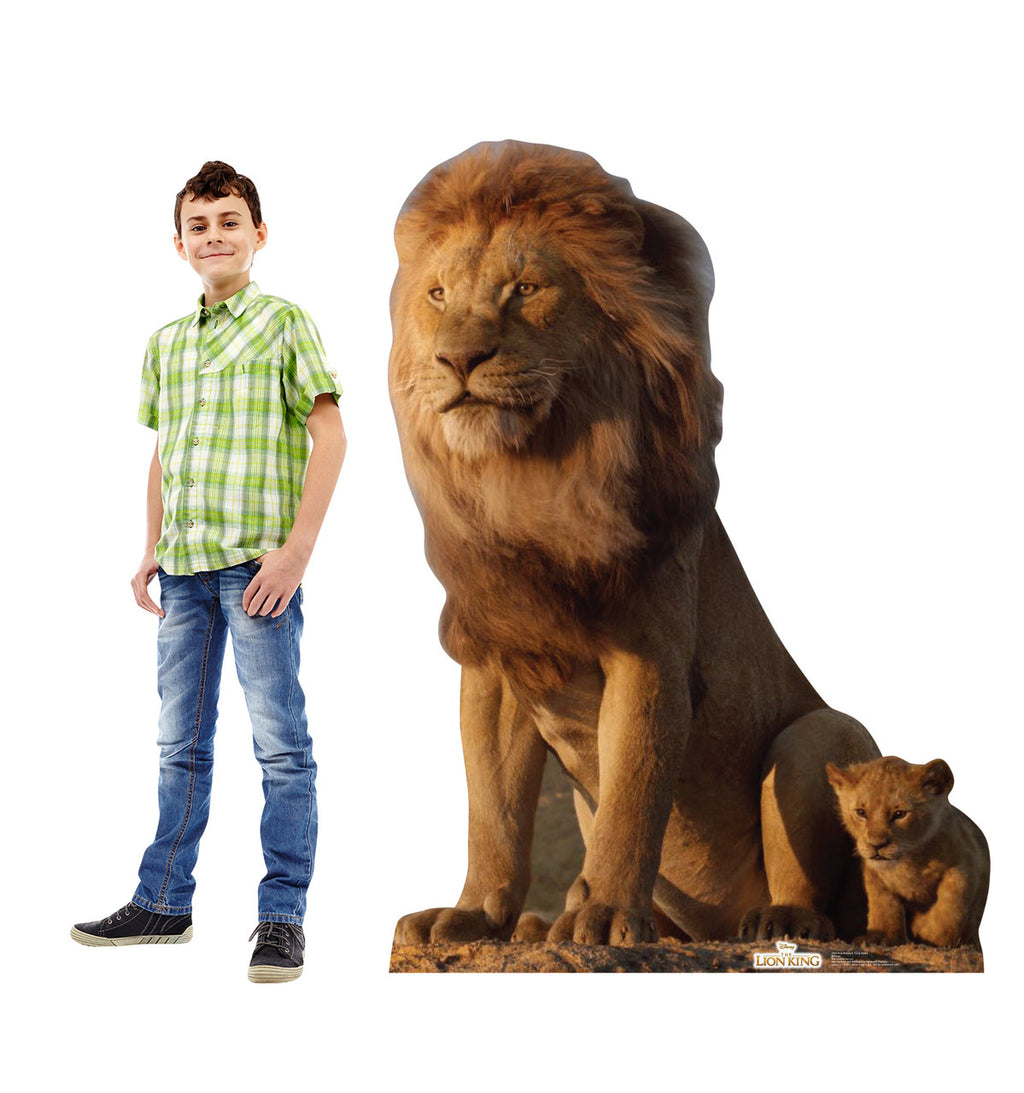 Majestic Mufasa & Playful Simba Cutout