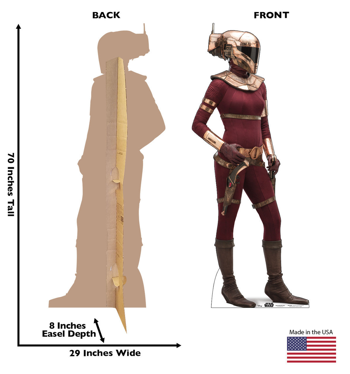 Zorii Bliss Lifesize Cardboard Standee - Star Wars IX