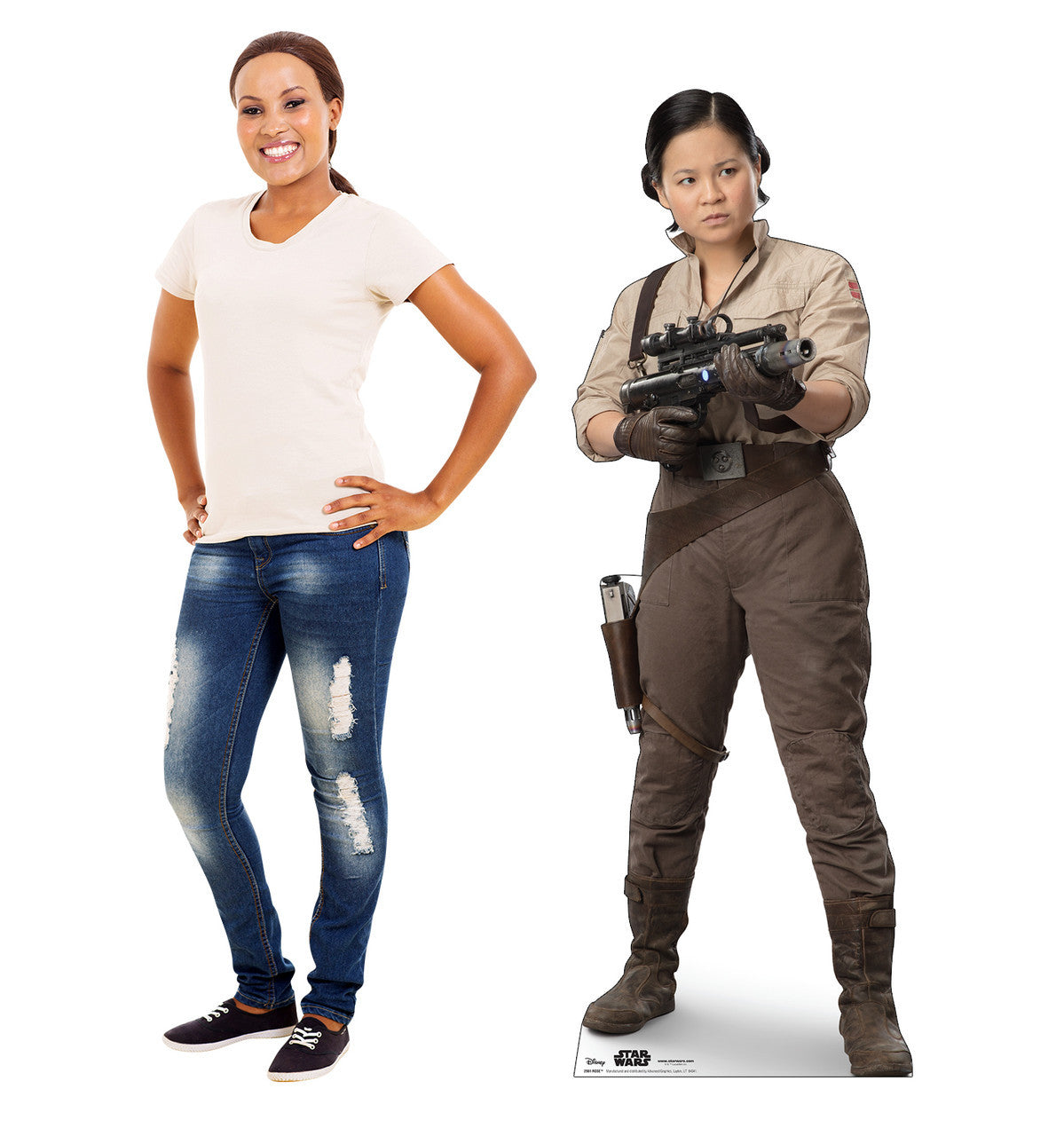 Star Wars IX Rose Cardboard Cutout