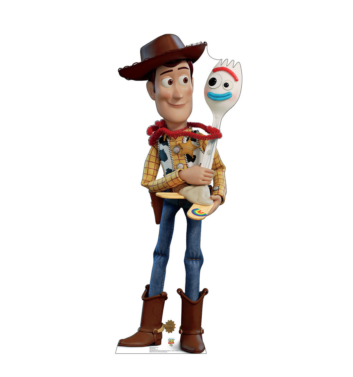 Woody & Forky Cardboard Cutout Fun