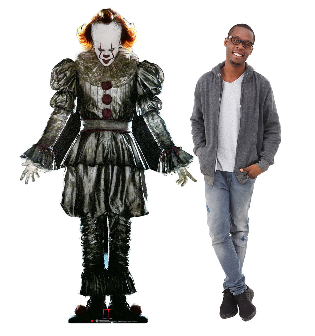 Chilling Pennywise Life-Size Cardboard Cutout