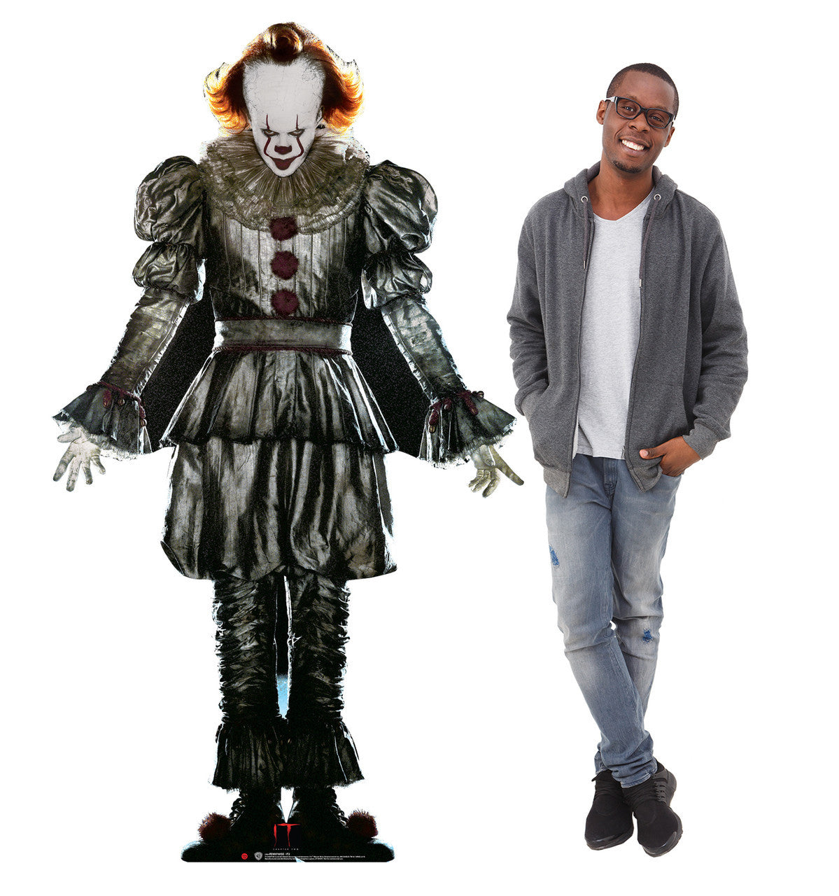Chilling Pennywise Life-Size Cardboard Cutout