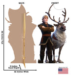 Kristoff & Sven Life-Size Cardboard Cutout