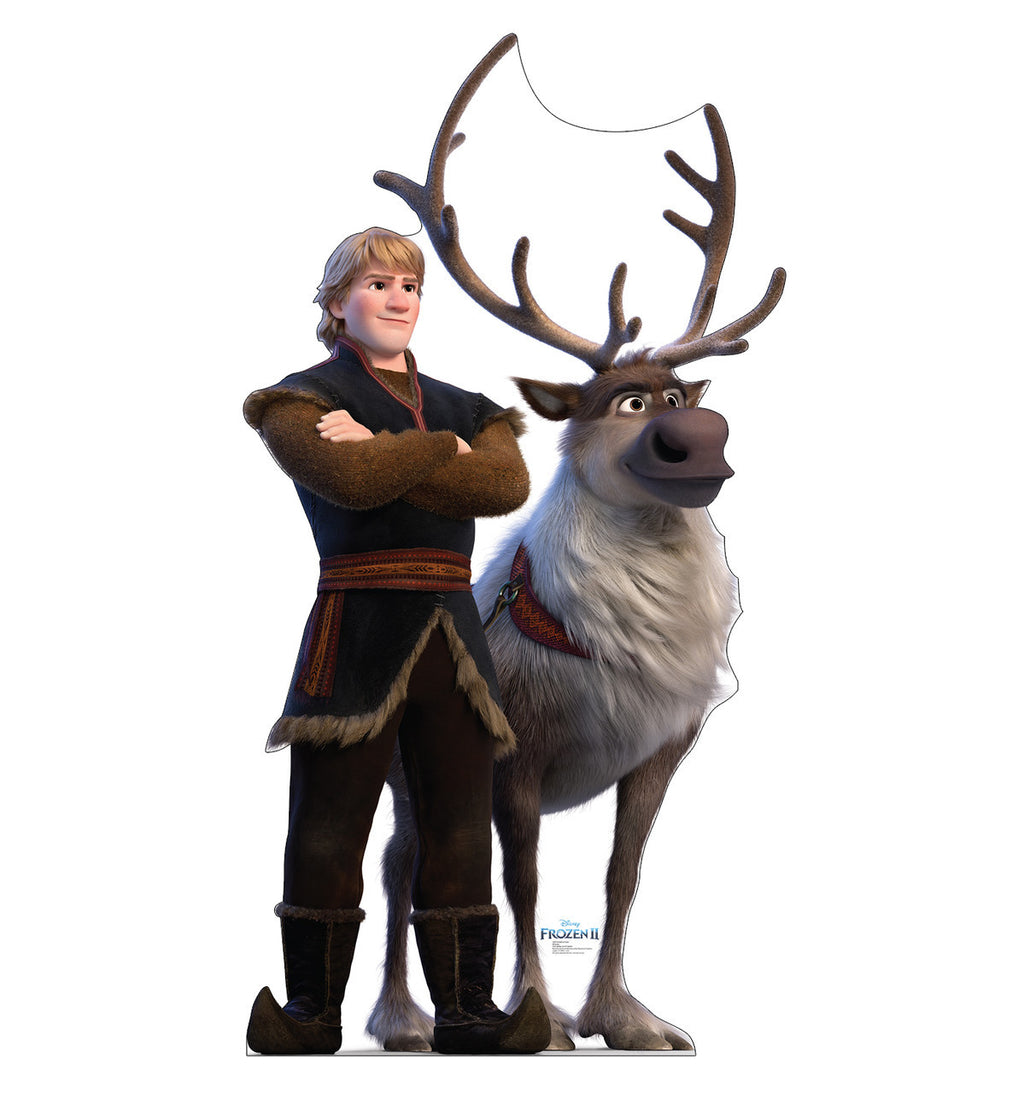 Kristoff & Sven Life-Size Cardboard Cutout