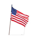 Patriotic American Flag Cardboard Cutout