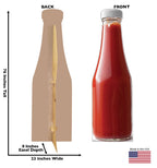 Ketchup Bottle Cardboard Cutout
