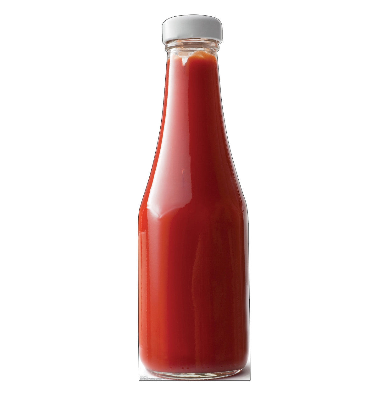 Ketchup Bottle Cardboard Cutout