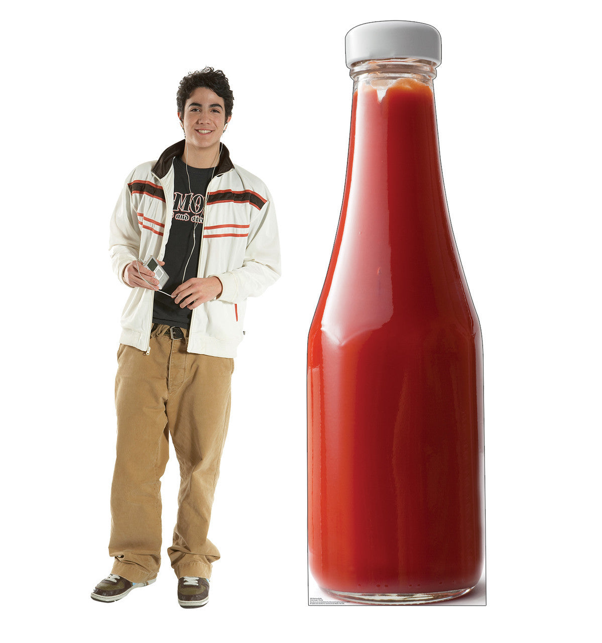 Ketchup Bottle Cardboard Cutout