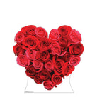 Heartfelt Red Roses Cutout