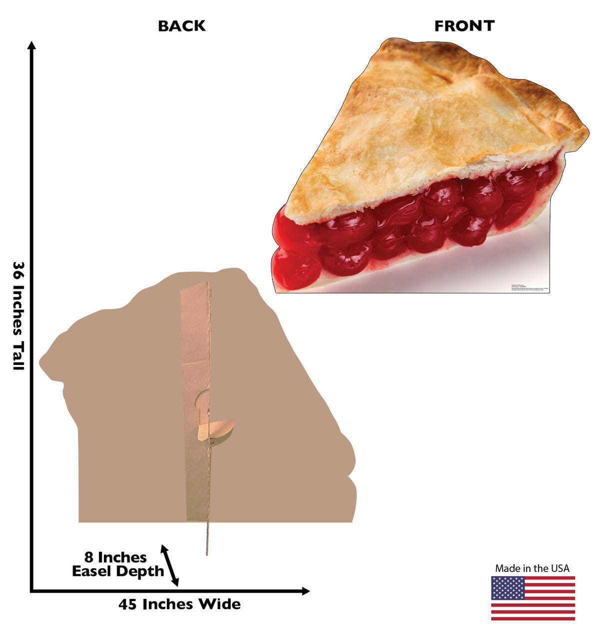 Delicious Cherry Pie Lifesize Cutout
