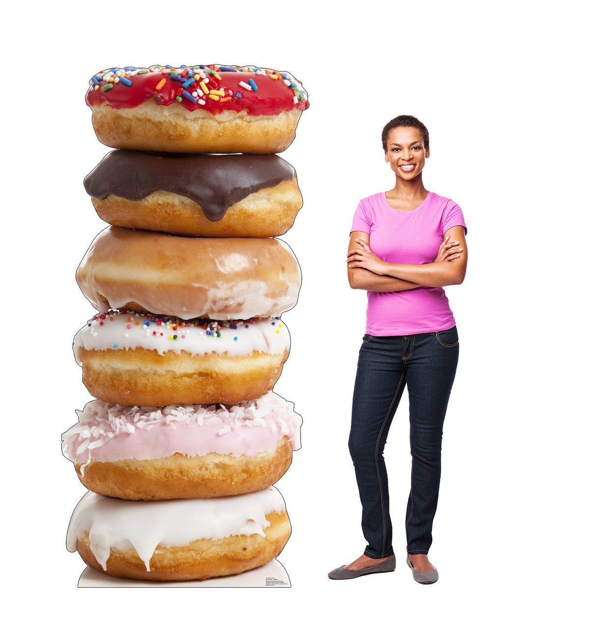 Delicious Doughnut Stack Cutout