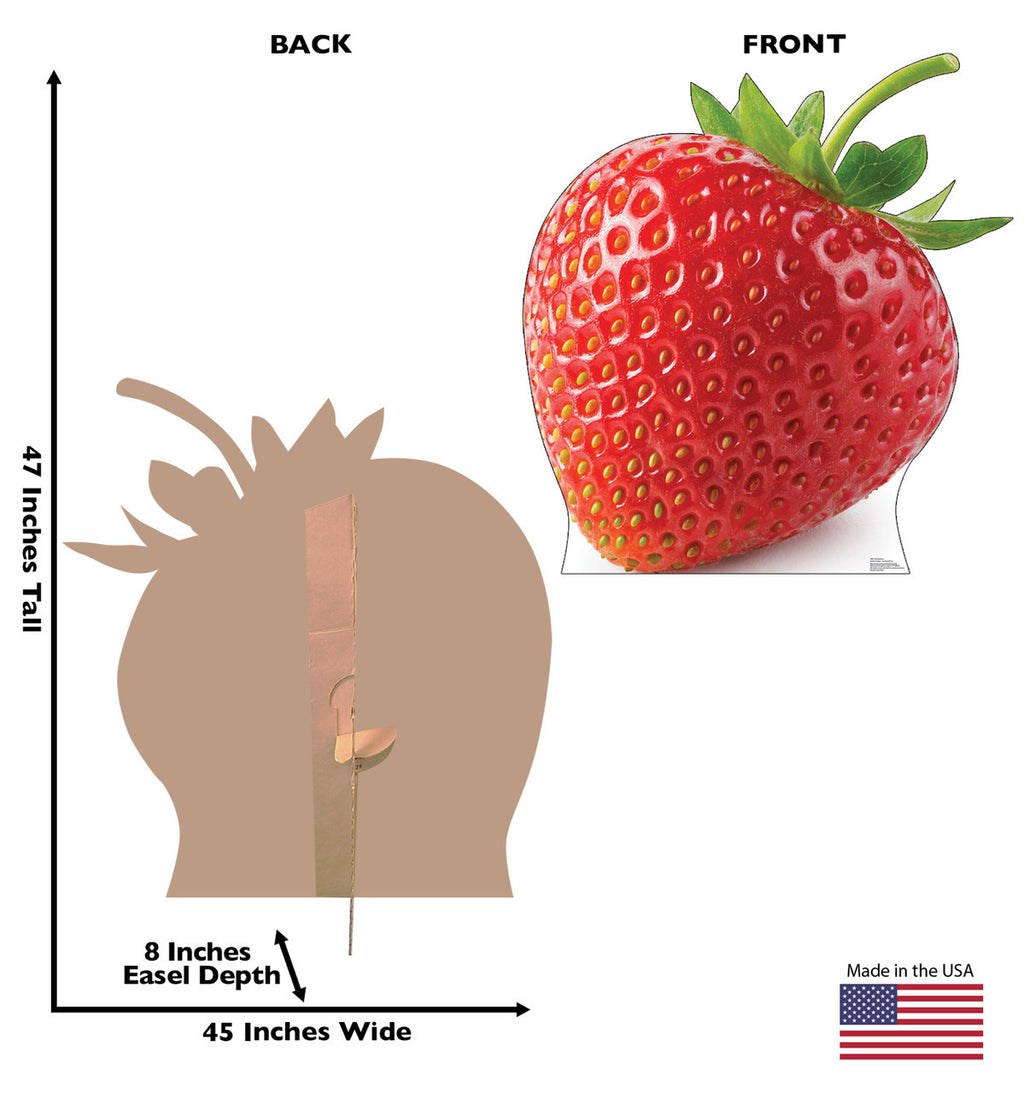 Lively Strawberry Cutout