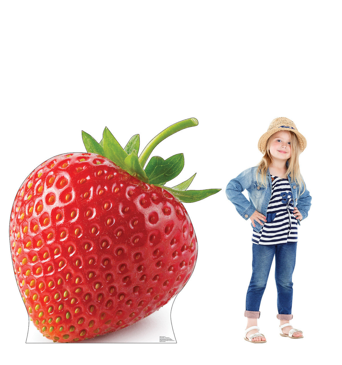 Lively Strawberry Cutout