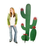 Delightful 3D Cactus Standee Duo