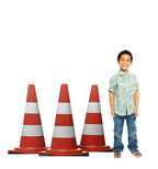 Construction Cones (Set of Three) Standup