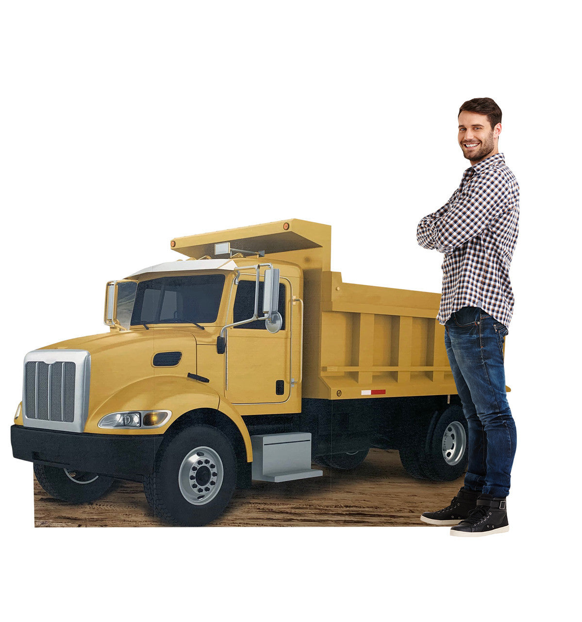Gigantic Construction Dump Truck Standup