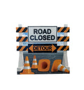 Road Closed Detour Cutout