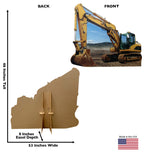 Construction Excavator Standee