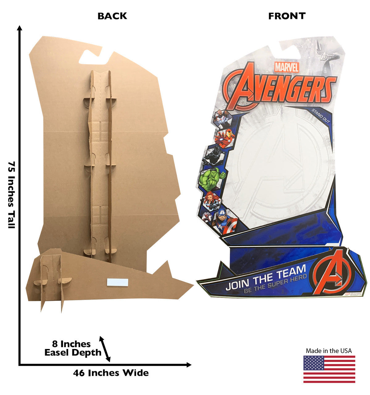 Marvel Be the Hero Toy Box Backdrop Standin