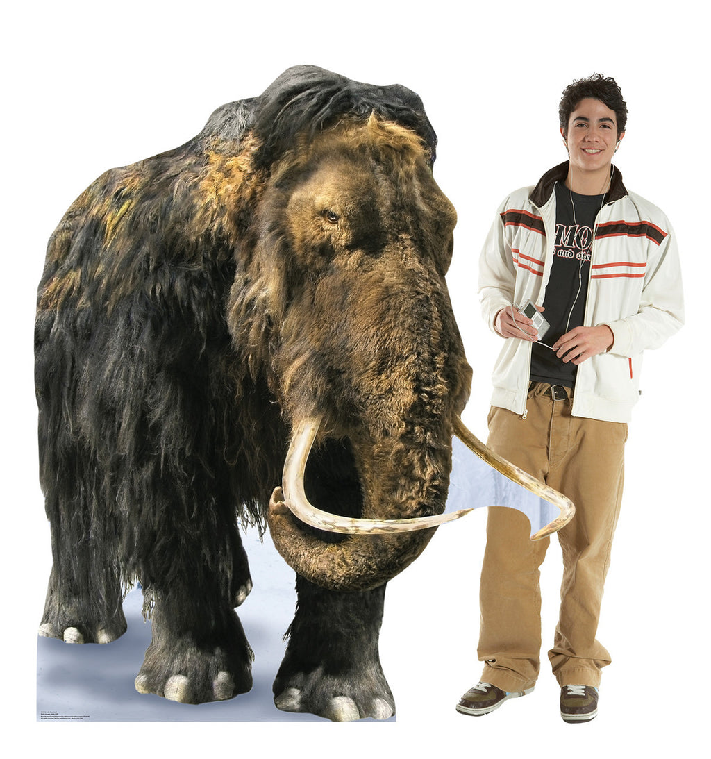 Adventurous Woolly Mammoth Lifesize Cutout