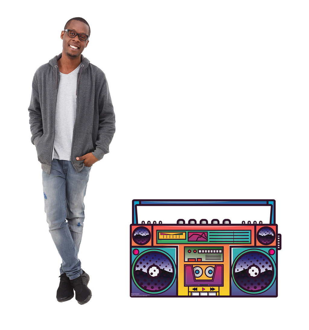 Illustrated Portable Stereo Standup