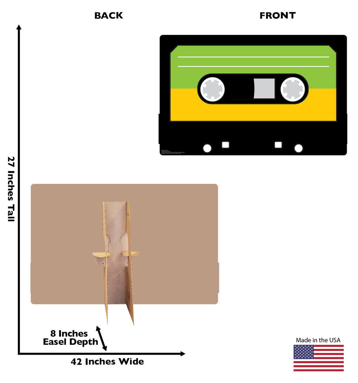 Cassette Tape Cutout