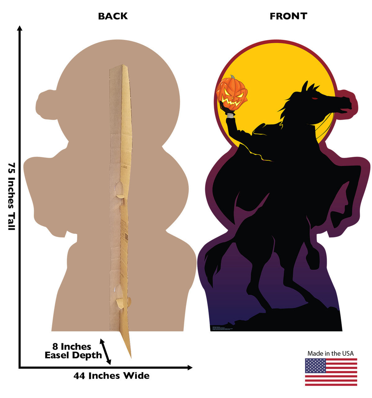 Spooktacular Headless Horseman Cutout