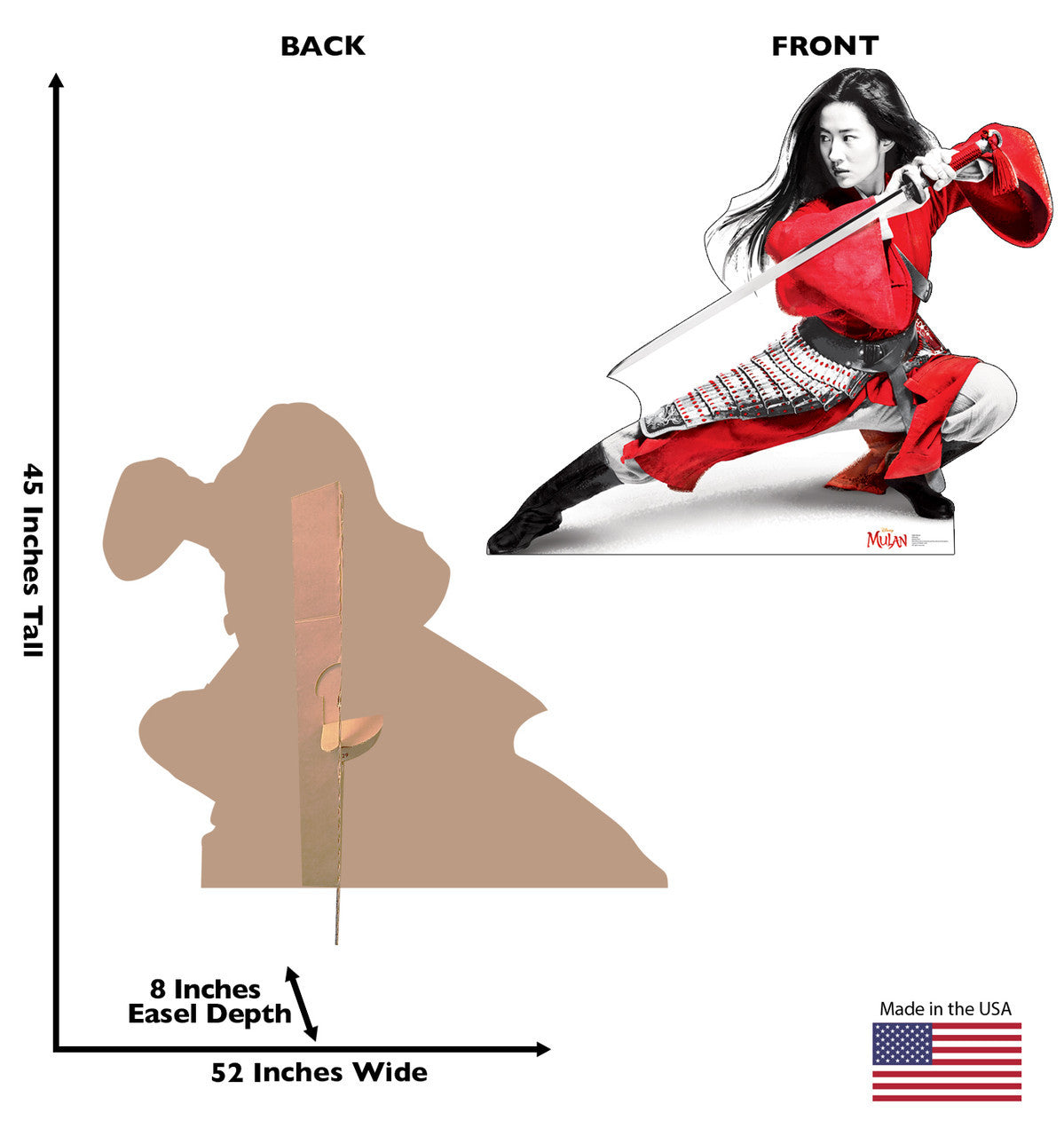 Mulan Cutout